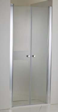 HOPA - Sprchové dveře VITORIA NEW - Barva rámu - Hliník leštěný, Rozměr A - 100, Směr zavírání - Univerzální Levé / Pravé, Výplň - Čiré bezpečnostní sklo - 6 mm OLBENW102610CC