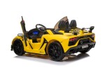 Mamido Dětské elektrické autíčko Lamborghini Aventador SX2028 žluté