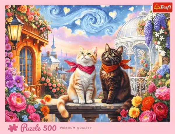 TREFL Puzzle Kočičí láska