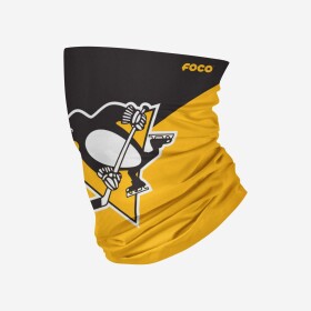 FOCO Nákrčník Pittsburgh Penguins Big Logo Elastic Gaiter Scarf