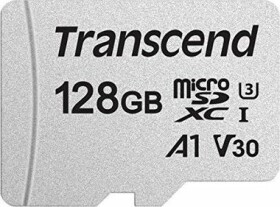 Transcend 300S microSDXC 128GB / Class 10 / UHS-I / U3 / V30 / R: 95MBs / W: 45MBs (TS128GUSD300S)