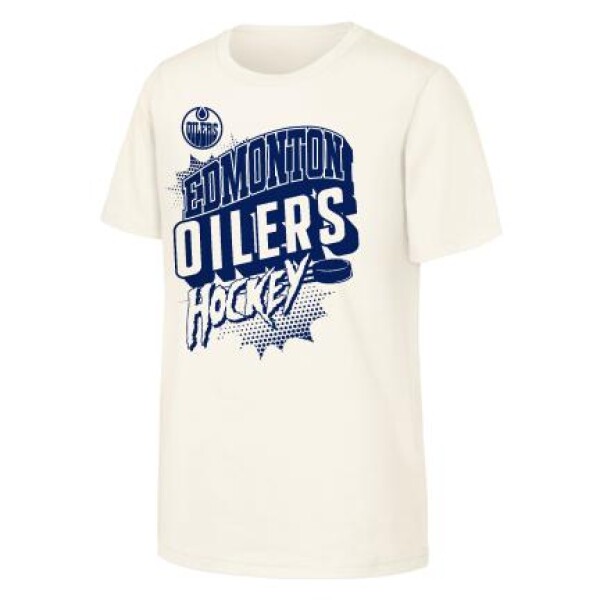 Outerstuff Dětské tričko Edmonton Oilers NHL Action Comics Ss Tee Velikost: Dětské M (9 - 11 let)