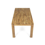 Jídelní stůl 180x90x75, masiv dub bílý, povrchová úprava olejem, nohy 10x10 cm