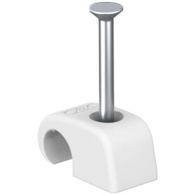 OBO Bettermann 2228420 Spona na hřebíky 100 ks čistě bílá