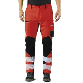 ISSA - Industrial Starter Kalhoty EXTREME HIVI 8830BHV pánské oranžovo-černé L oranžovo černé