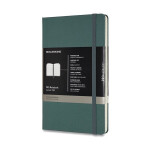 Zápisník Moleskine Professional - tvrdé desky, L - tm. zelený