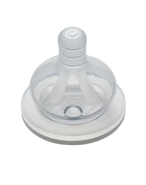 NIP Dudlík kulatý široký silikon-S 2ks / od 0 měsíců (NIP33030)