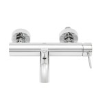 Vanová baterie SAT Aurum bez sprchového setu 150 mm chrom SATBAUR222CR SATBAUR222CR