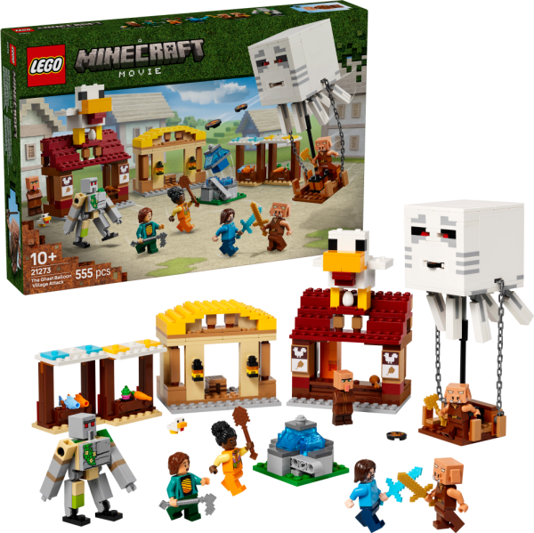 LEGO® Minecraft® 21273 Balón v podobě ďasa a útok na vesnici - LEGO® Minecraft™