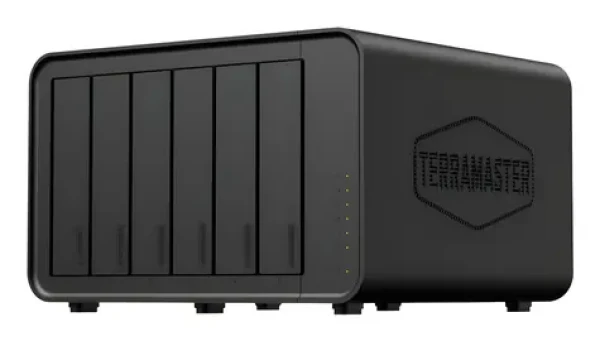 TerraMaster F6-424MAX černá / NAS server / Intel Core i5-1235U 10-Core / 8GB DDR5 RAM / 6x SATA / Diskless (F6-424 MAX)