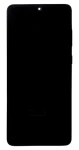 Náhradní LCD displej + dotyková deska + přední kryt pro Samsung Galaxy S20+ (G986/G985) černý (57983120970)