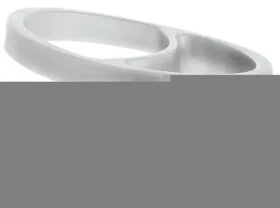 Caimi Brevetti Hi-Tech rám na sáček s rozdělovníkem 29 cm šedý / Rám na tříděný odpad / plast