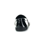Shapen Sheen Black&Silver mokasíny