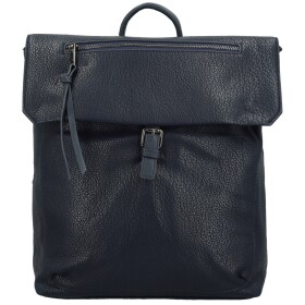 Stylový dámský koženkový kabelko-batoh Dalma new, tmavě modrý
