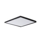 SAPHO - AZPO stropní LED svítidlo, 300x300, 17,5W, 3000/4000/6000K, IP54, černá mat 31533