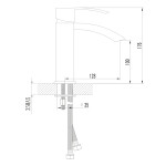 SAPHO - GINKO 35 stojánková umyvadlová baterie, ECO kartuše, chrom 1101-02-01