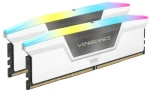 Corsair Vengeance RGB 64GB (2x32GB) 5600MHz bílá / DDR5 / PC5-44800 / CL40-40-40-77 / 1.25V (CMH64GX5M2B5600C40W)