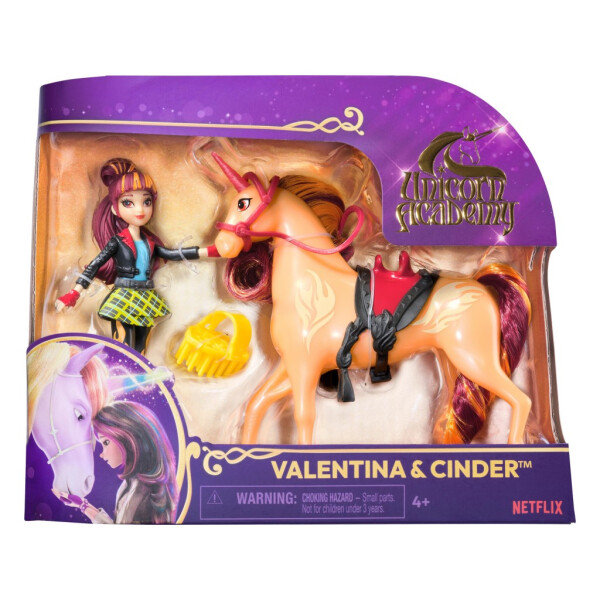 Unicorn Academy figurky Valentina a Cinder 11 cm - Spin Master Unicorn Academy