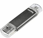 Hama Laeta Twin 32 GB šedá / Flash disk / USB 2.0 / microUSB / až 10 MBs (123925-H)