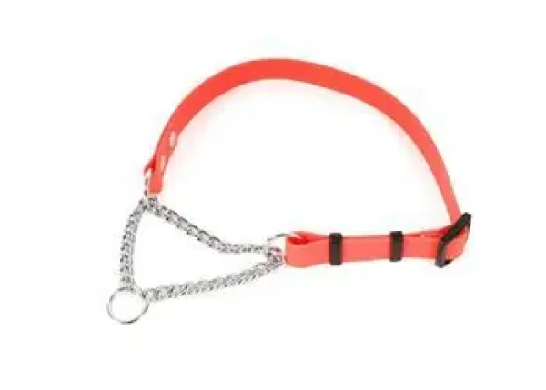 FENICA Obojek iQsil polostahovací oranžový / Pro psy / Nylonový / 20 mm / 40-60 cm (DSCF1366)