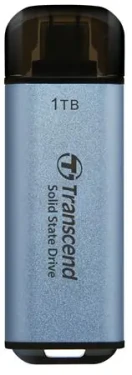 Transcend ESD300C Externí SDD 1TB modrá / USB-C 3.2 Gen 2 / R: 1050MBs / W: 950MBs (TS1TESD300C)