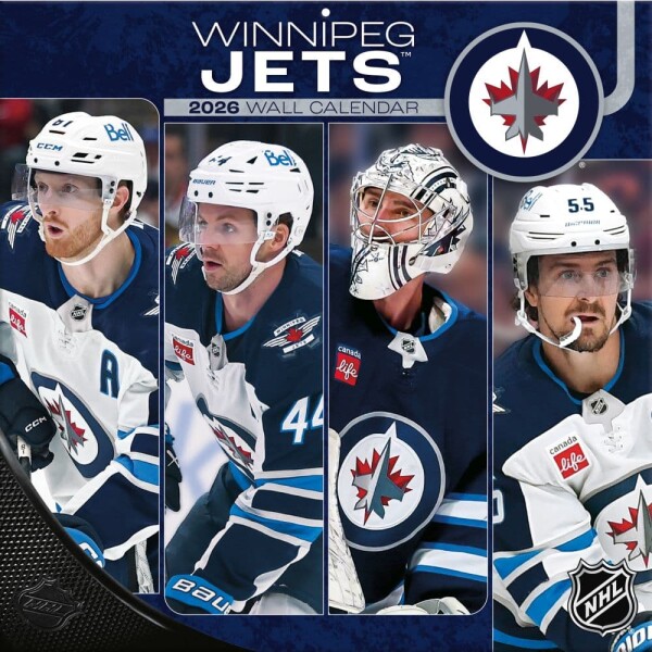 JF Turner Kalendář Winnipeg Jets NHL 2026 Wall Calendar
