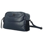 Trendy dámská koženková crossbody kabelka Coveri Darcy, tmavě modrá
