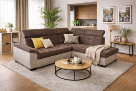 Sedací souprava Macon Provedení: Pravá varianta, látka: Terra 63