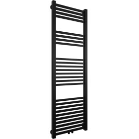 CERANO - Koupelnový radiátor Franko - středové připojení 50mm/boční - 514W - černá matná - 1600x500 mm CER-429649