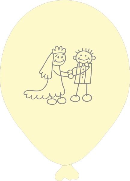 Svatební balonky panáčci Balonky.cz Svatební balonky panáčci Balonky.cz