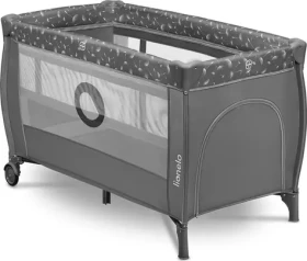 LIONELO Postýlka cestovní Stefi Plus Grey White / od narození (LO-STEFI PLUS GREY WHITE)