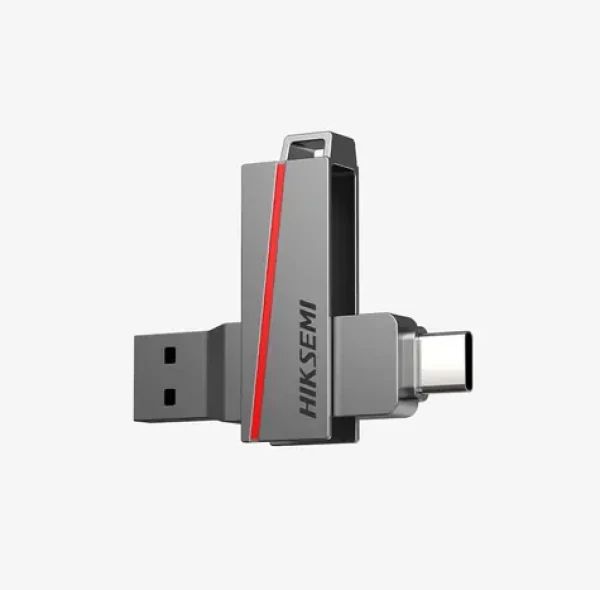 HIKSEMI Dual 32GB / Flash disk / USB-C 3.2 / čtení 150 MB/s / zápis 45 MB/s (HS-USB-E307C(STD)/32G/U3/NEWSEMI/WW)