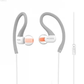 KOSS KSC32i šedá / Sportovní sluchátka s mikrofonem / 3.5mm jack / 1.2m (KSC 32i g)