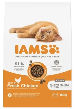 IAMS Cat Kitten Chicken 10 kg / Prémiové krmivo pro kočky / Granule / Kuřecí / Koťata (1753-127736)