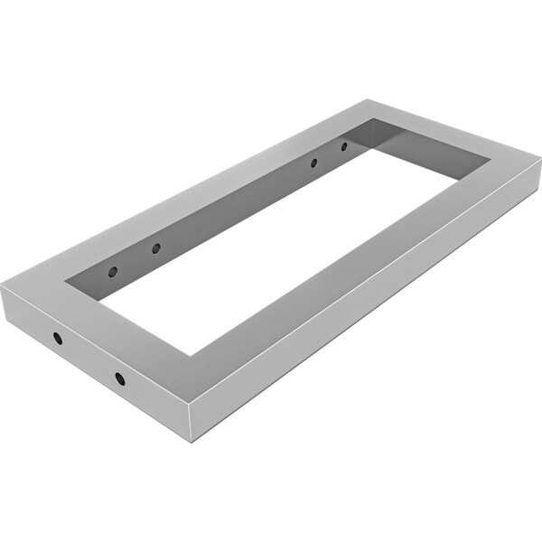 CERANO - Podpěrná konzole pod desku - nerez - chrom - 3x18,5x39,5 CER-8050BD7631