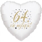 64. narozeniny balónek srdce Balonky.cz 64. narozeniny balónek srdce Balonky.cz