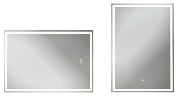 Kielle - Idolio Zrcadlo s LED osvětlením a vyhříváním, 70x100 cm 50324111