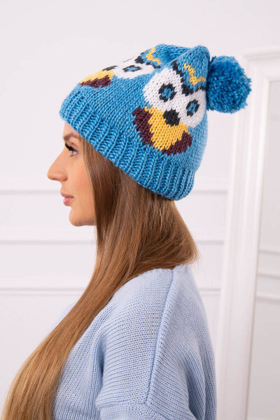 Dámská čepice Owl K340 tyrkysová UNI