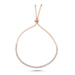 LUNICA Stříbrný náramek srdíčka 0058 0460