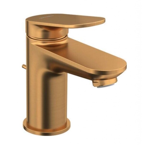 DURAVIT - Wave Umyvadlová baterie s výpustí, kartáčovaný bronz WA1010001004