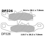 DP Brakes Brzdové destičky na Kawasaki KFX 450 2008-2014 Brzdové desky: Přední levá