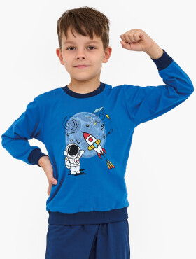 Cornette Kids Boy 593/176 Galaxy pyžamo délka/r 86-128 tmavě modrá 86-92