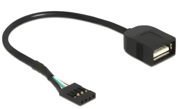 DeLock USB 2.0 (F) - USB 2.0 pin header 83291 / Redukce / 0,2 m (83291)