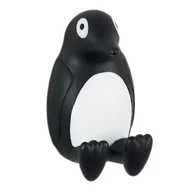 Spirella PINGU dětský háček tučňák černý-bílý / polyresin / samolepící / 40 x 65 mm (7610583096180)