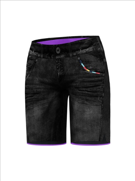 CRAZY Woman CRAZY Short Wonder Magic, Print Dark Jeans velikost: XXS