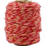 House Doctor Provázek Red 50 m, červená barva, textil