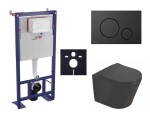 Cenově zvýhodněný závěsný WC set SAT do lehkých stěn / předstěnová montáž + WC SAT Infinitio SIKOSSINB68 SIKOSSINB68