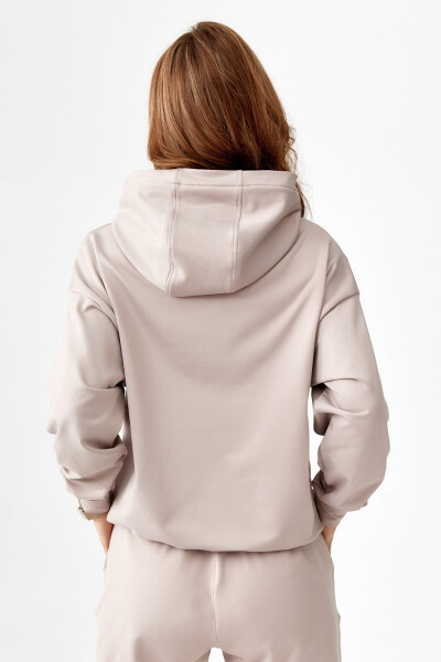 Rough Radical Mikina kapucí Pery Hoodie Beige