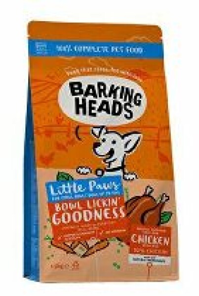 BARKING HEADS Little Paws Bowl Lickin Good Chick 1,5kg