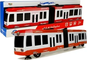 LEAN SPORT Kloubový autobus červený